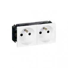 Розетка для монтажа в систему DLP 2-х модульная 