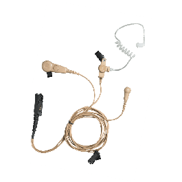 IMPRES  3-х проводная гарнитура (наушник) с трубкой, цвет бежевый